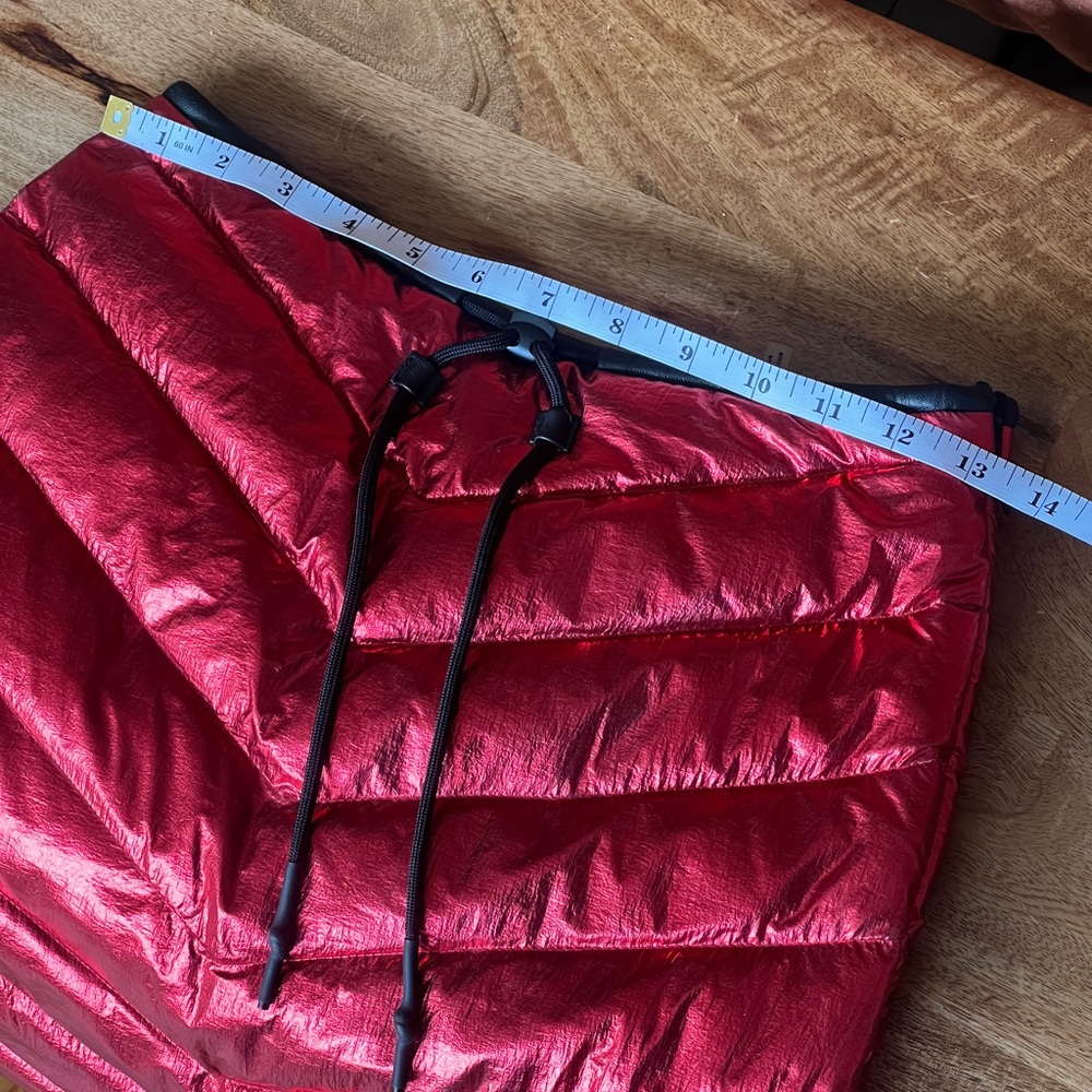 Rudsak Metallic Red Puffer Mini Skirt | Size XS - Picture 10 of 10